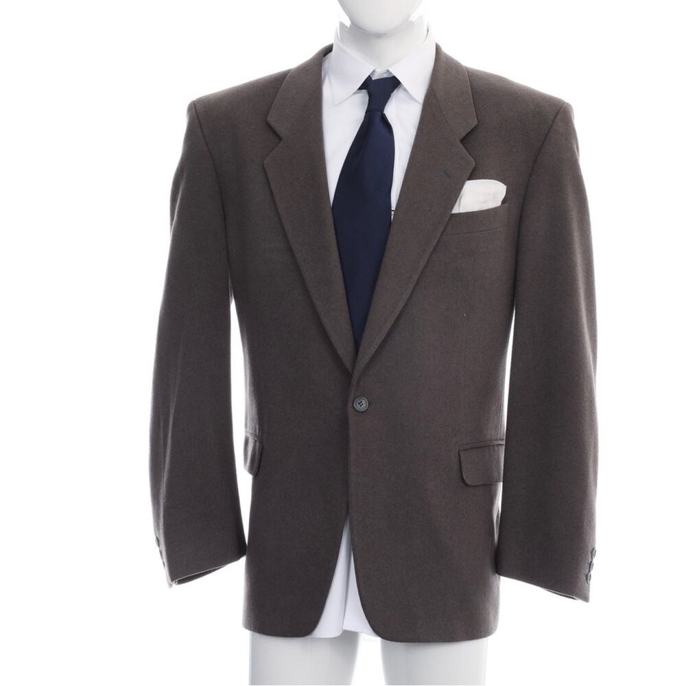 Ziani 100% Cashmere Men’s Blazer 44L Italian Made Sport Coat Excellent Condition